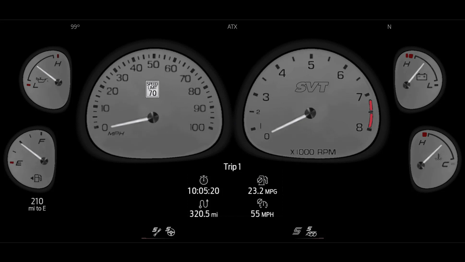 S650 Mustang What if there were more Classic Gauge Clusters? 1999 SVT Lightning