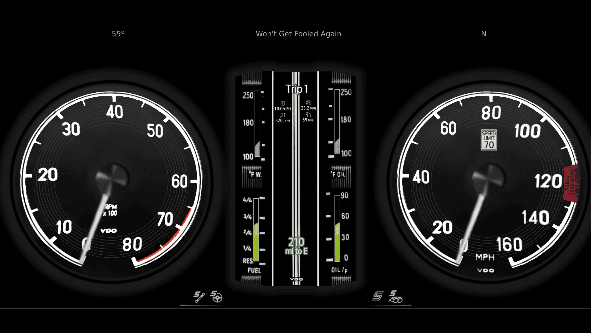 S650 Mustang What if there were more Classic Gauge Clusters? 1953 300SL