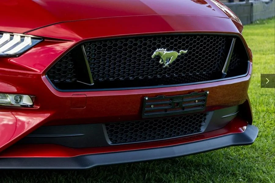 S650 Mustang Aussie Number Plate Holders/Frames S550-Front-Plate-Holder