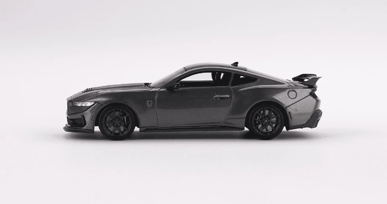 S650 Mustang First S650 2024 Ford Mustang Diecast! 1/18 Dark Horse in Carbonized Gray 1683826002902