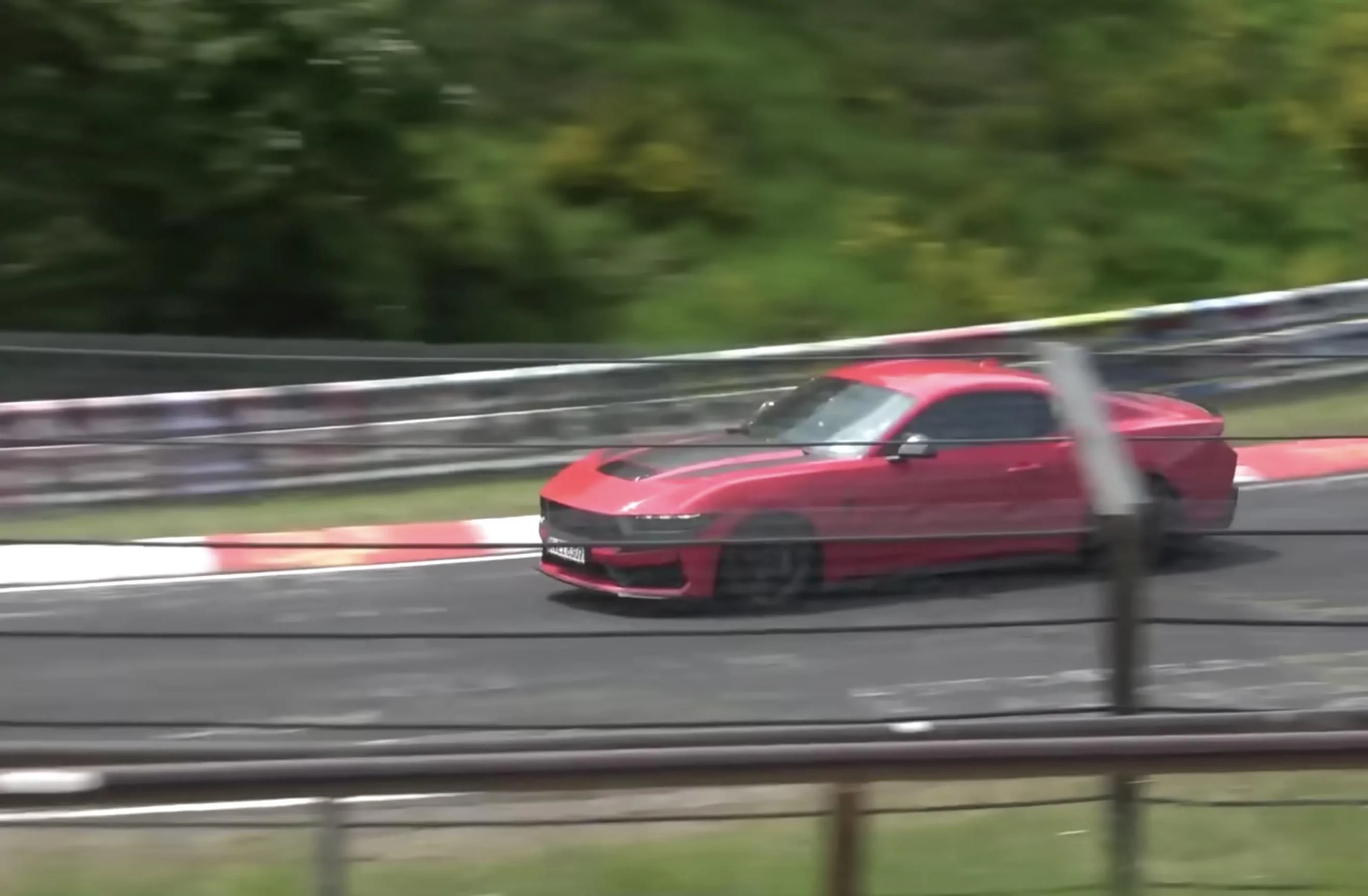 S650 Mustang Official RACE RED Mustang S650 Thread Race Red Dark Horse Mustang on Nurburgring