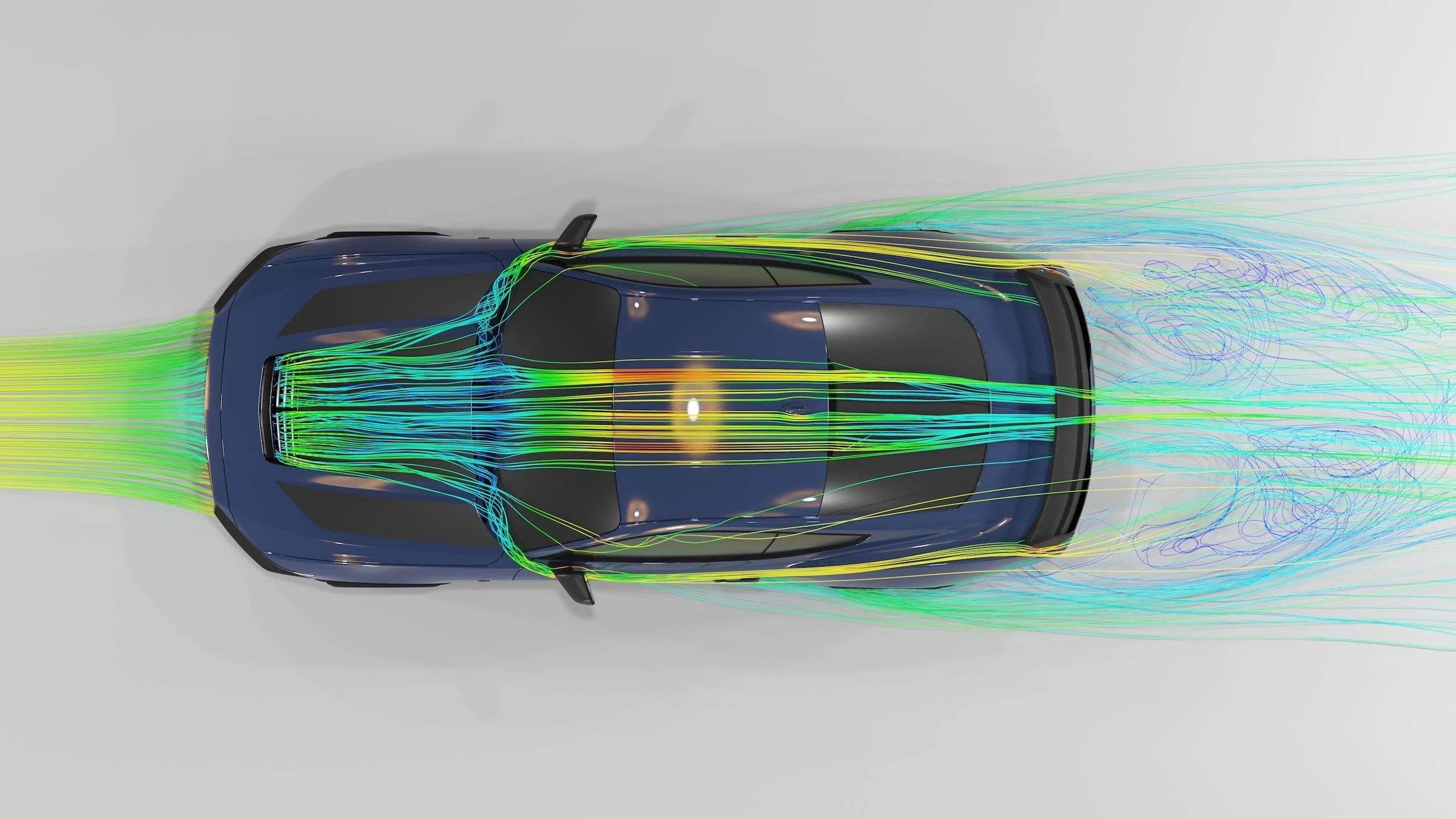 S650 Mustang Mustang Dark Horse Was Shaped by Ford's New Cutting Edge 200 MPH Wind Tunnel Aero visualizations_Mustang Dark Horse_03