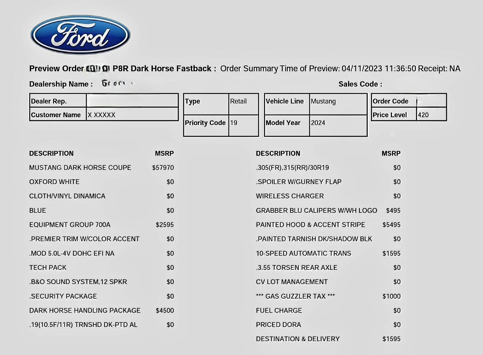 S650 Mustang 📬 6/15/23 Scheduling Emails Arrive! IMG_20230615_153205