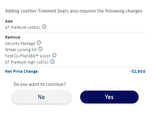 S650 Mustang Question about the seats that come with the GT premium 401A 1687139731807