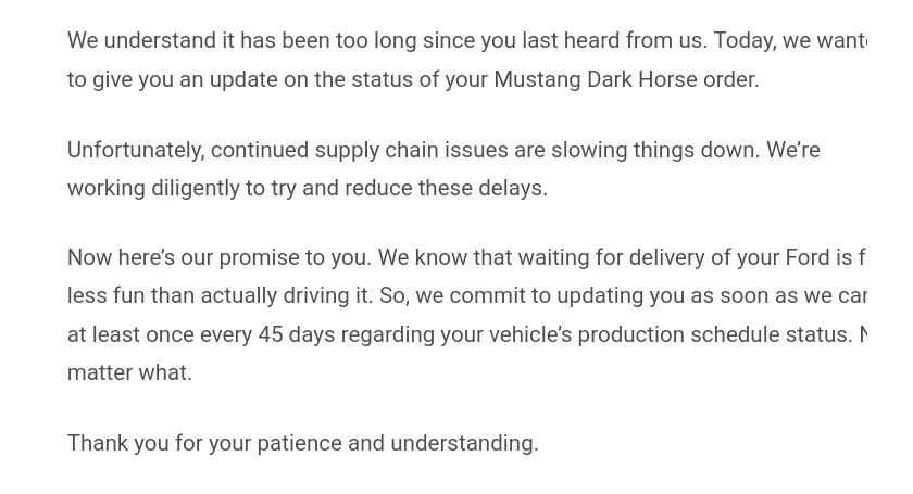 S650 Mustang Where's My Promise, Ford? Screenshot_20230626_115206_Yahoo Mail