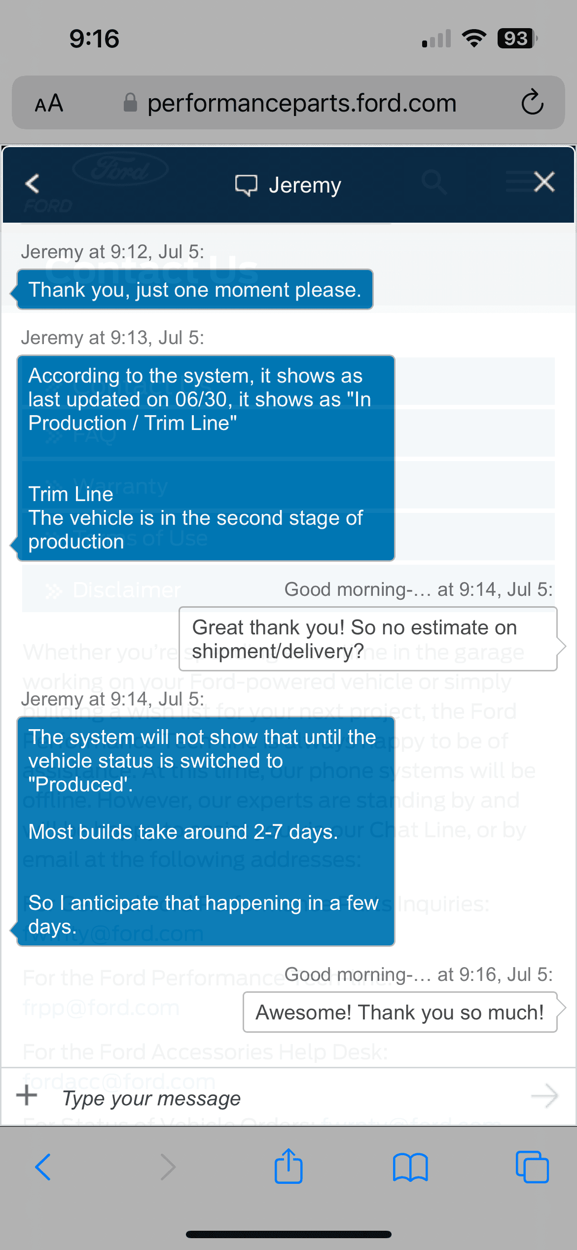 S650 Mustang Delivery starts tomorrow!! (says Ford Chat) IMG_7368