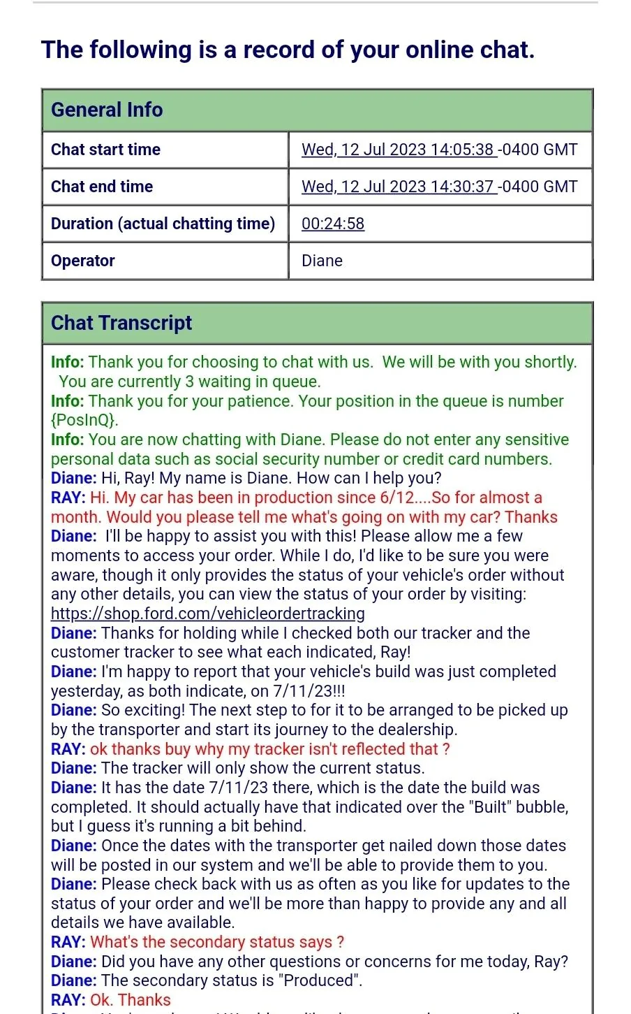 S650 Mustang Delivery starts tomorrow!! (says Ford Chat) Screenshot_20230712_103253_Email