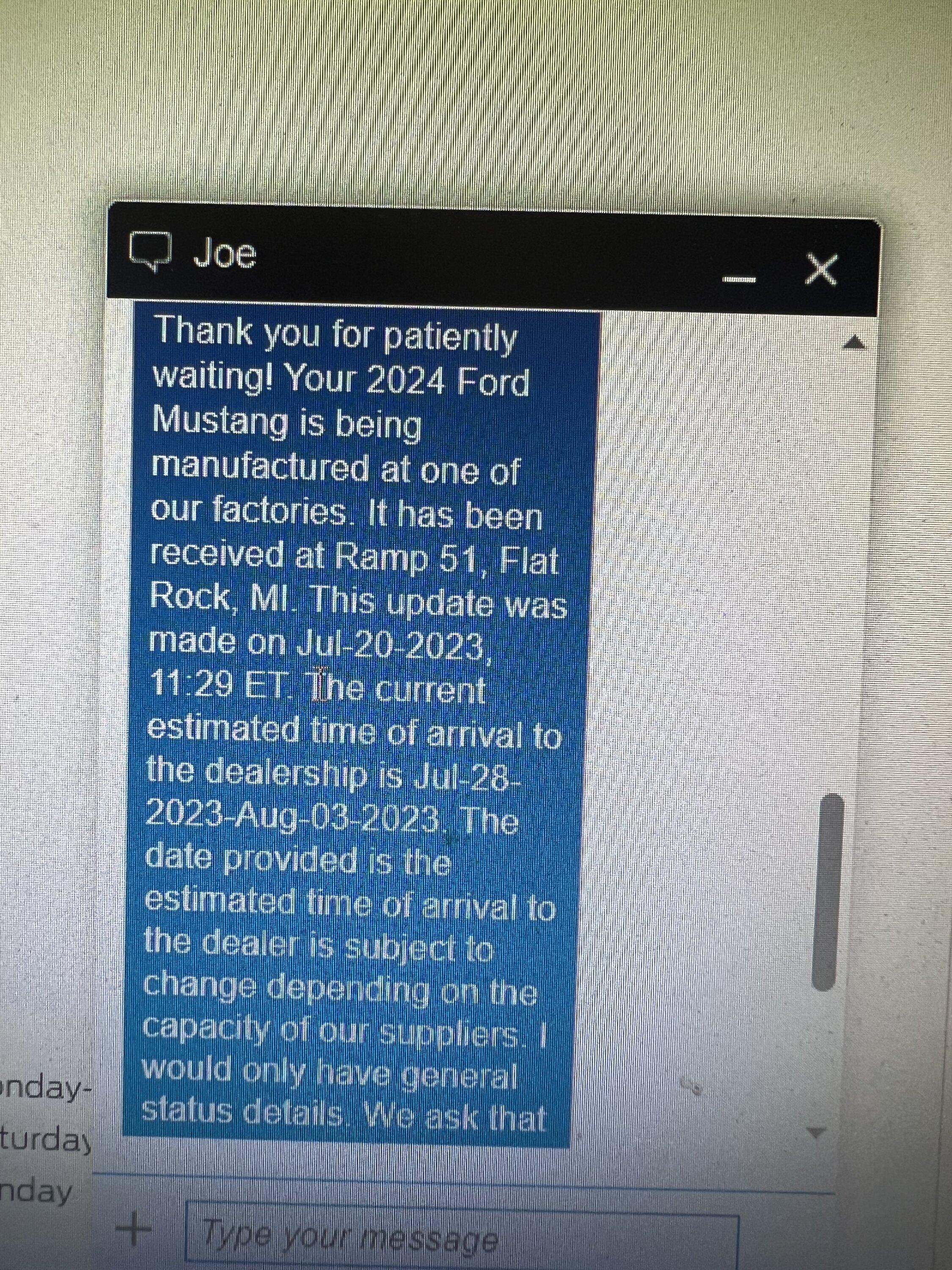S650 Mustang Delivery starts tomorrow!! (says Ford Chat) IMG_3795