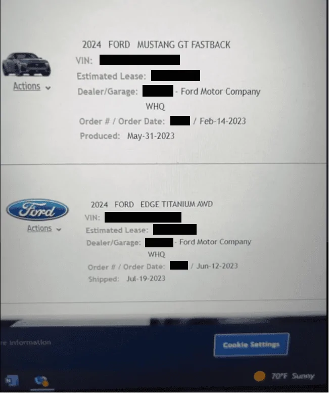 S650 Mustang First 2024 Mustang orders being shipped to dealers now! 1690563728149