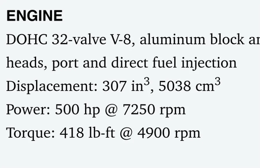 S650 Mustang 4th Gen Coyote (5.0L Ti-VCT) S650 V8 Engine Technical Info / Specs IMG_1343