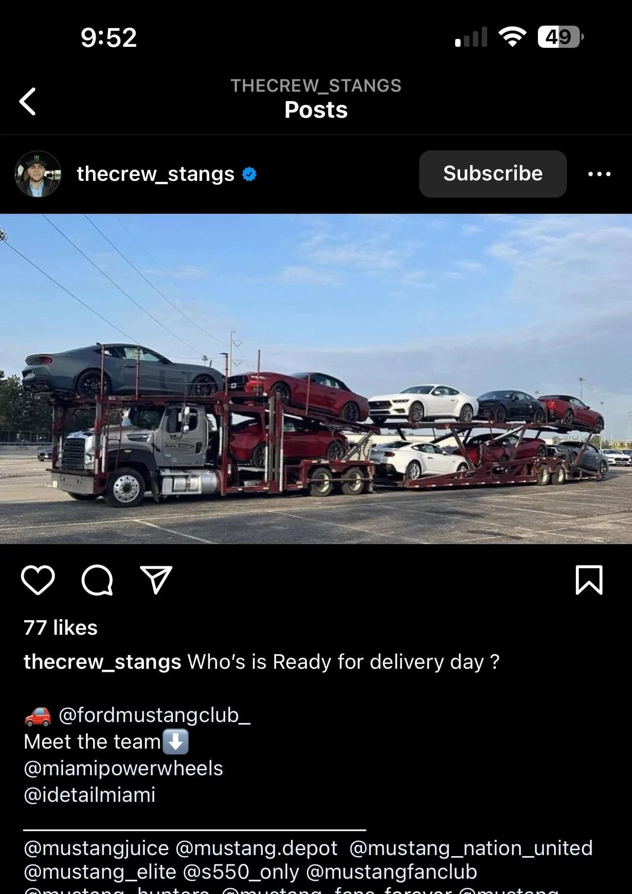 S650 Mustang Ford chat updates on ETA IMG_3117