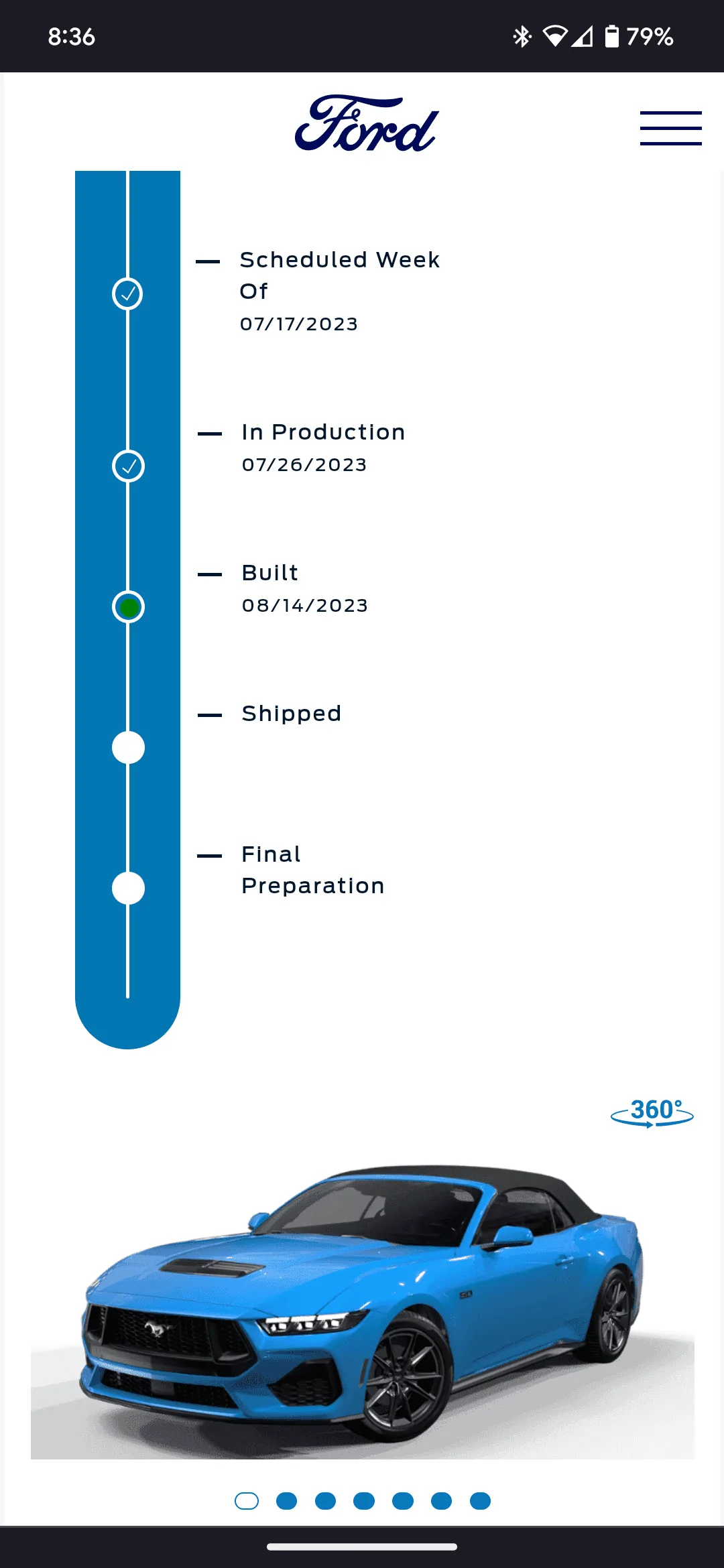 S650 Mustang BUILT & SHIPPED !! Tracker update 2023: What's your status? Screenshot_20230815-083644