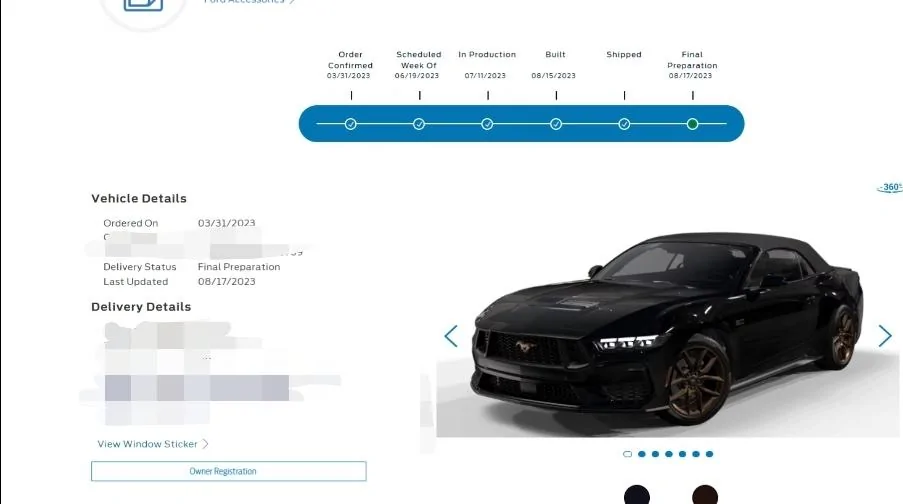 S650 Mustang First 2024 Mustang orders being shipped to dealers now! Screenshot_20230817_104252_OneDriv