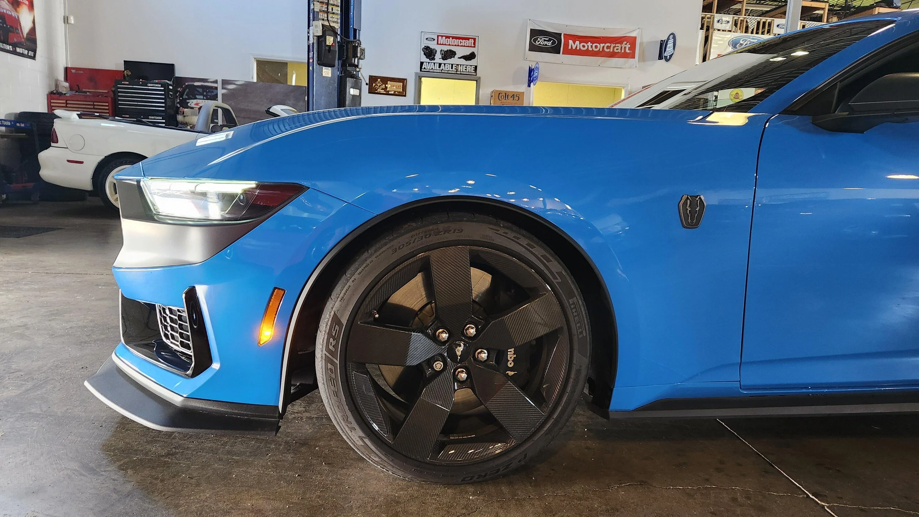 S650 Mustang Grabber Blue Dark Horse with Handling Pack in Detroit Area 20230818_102114