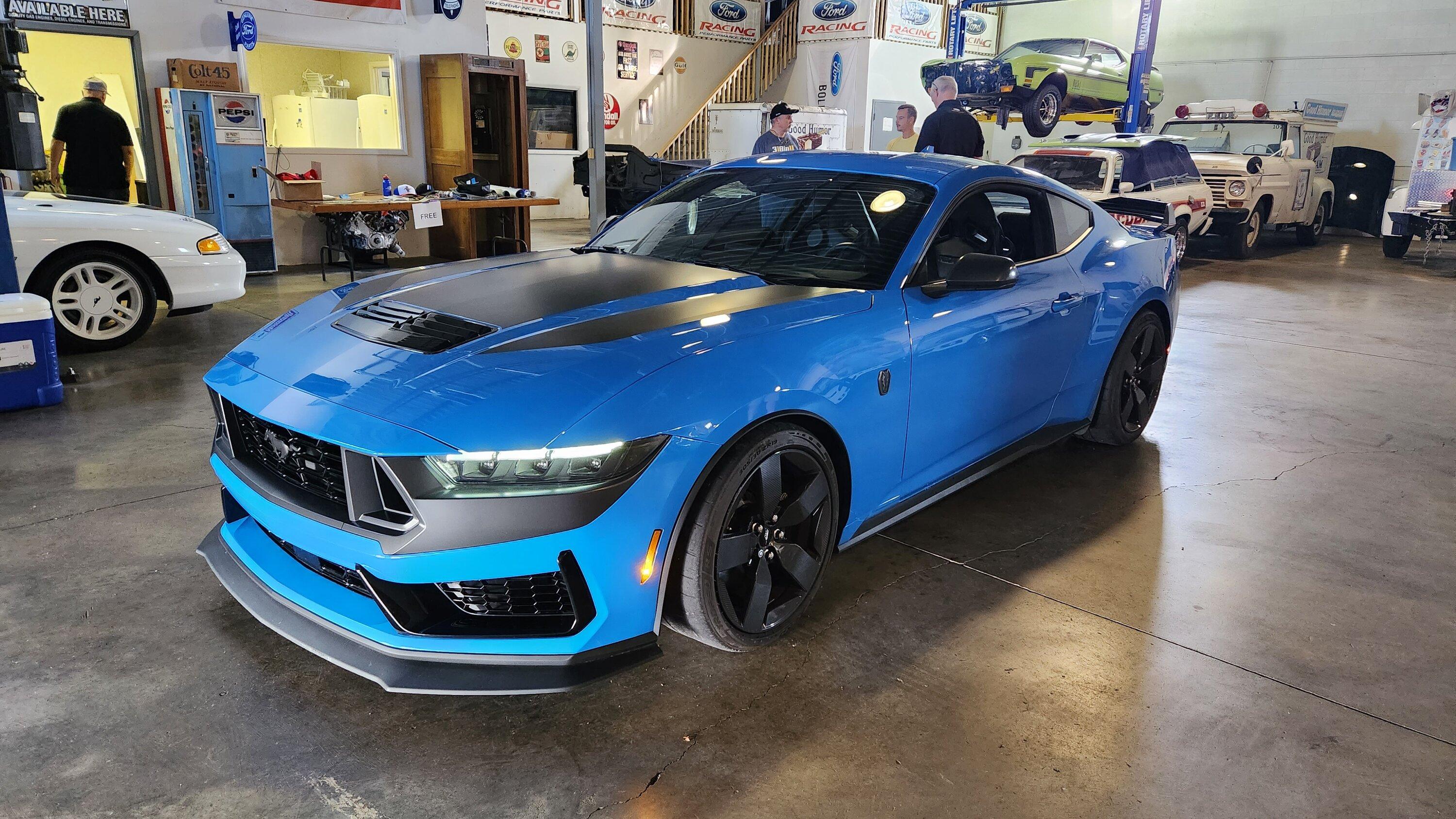 S650 Mustang Grabber Blue Dark Horse with Handling Pack in Detroit Area 20230818_102107