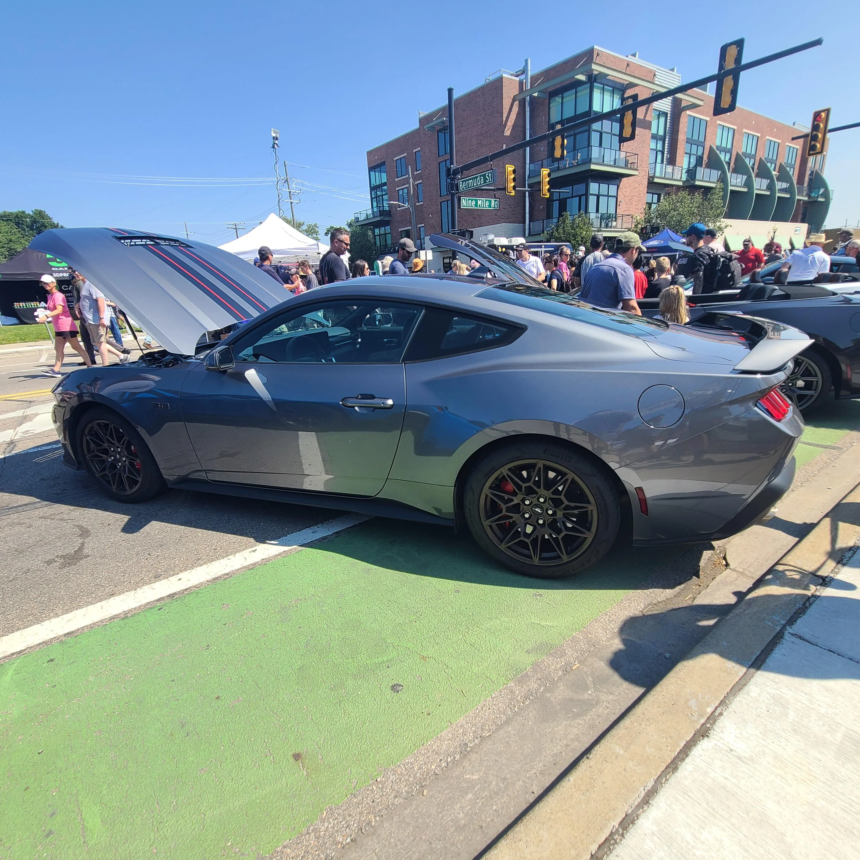 S650 Mustang 2024 Mustangs at Woodward Dream Cruise (Detroit 08/19) 20230819_114736