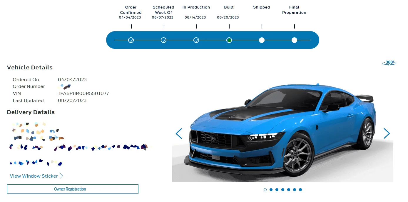 S650 Mustang roket's Dark Horse - "Azureus" Project 1692629101646