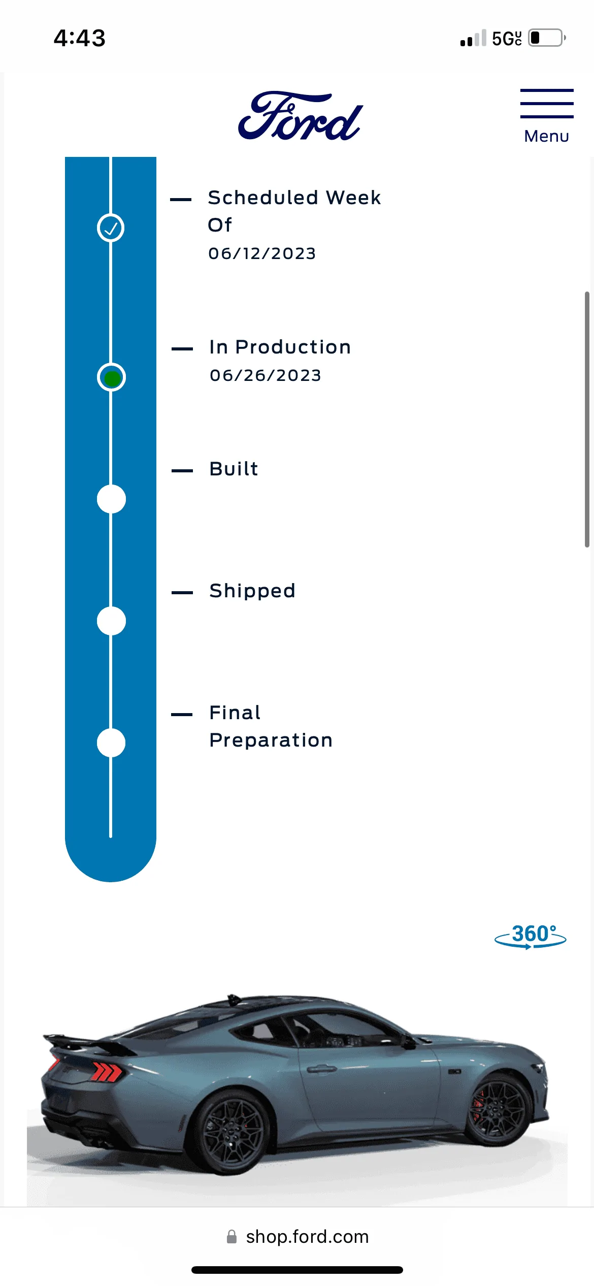 S650 Mustang Tracking order hasn’t updated in 2 months 0D38A62B-6536-4682-B6DC-EC84961D0744