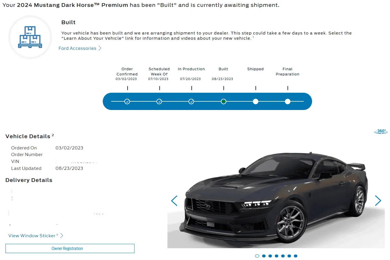 S650 Mustang Anybody get their Darkhorse yet? 1692885673686