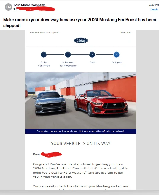 S650 Mustang BUILT & SHIPPED !! Tracker update 2023: What's your status? Screenshot 2023-08-24 183443