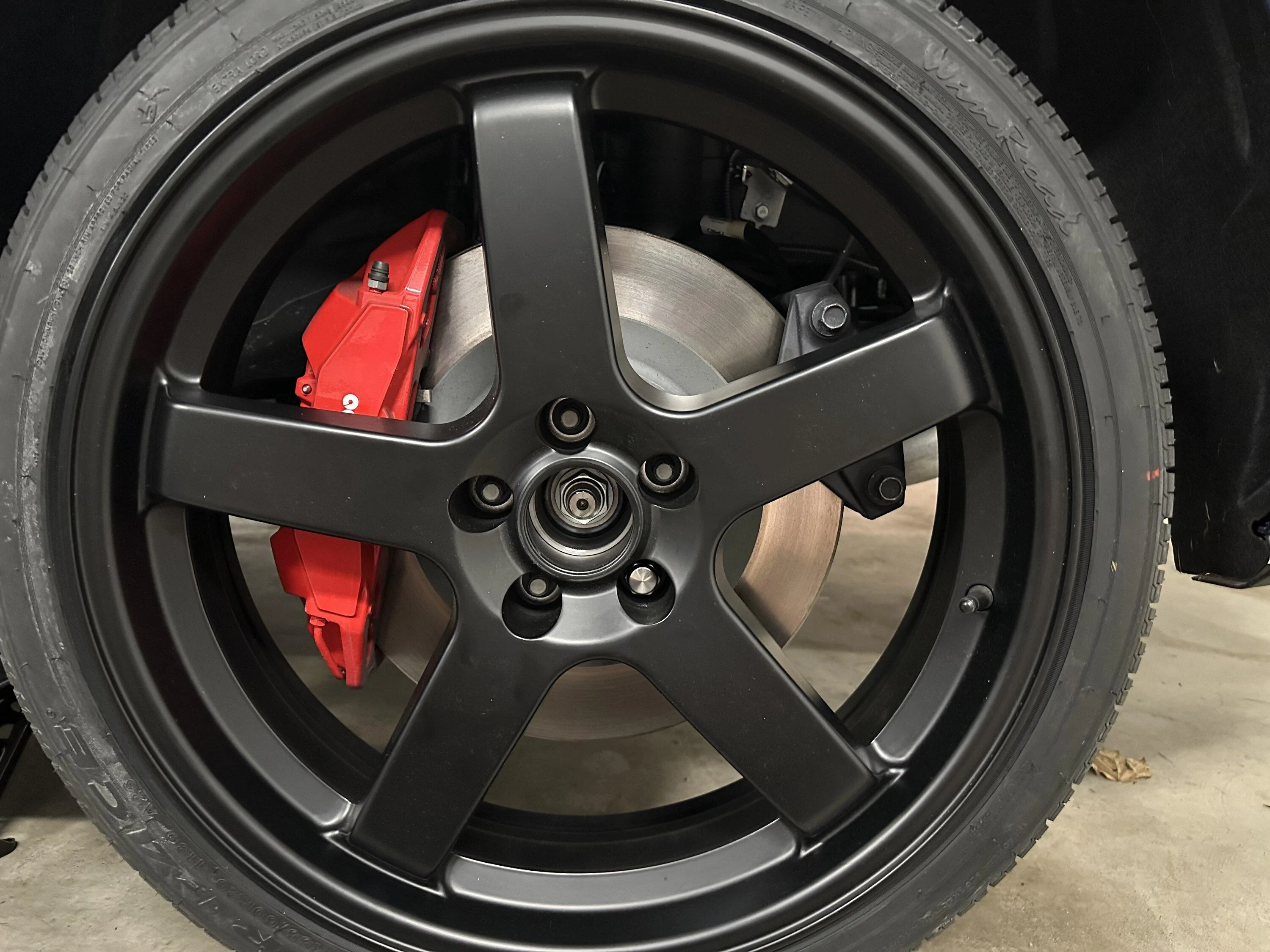 S650 Mustang Spare tire option for Performance Pack or standalone Brembo BBK kit -- tested IMG_7786