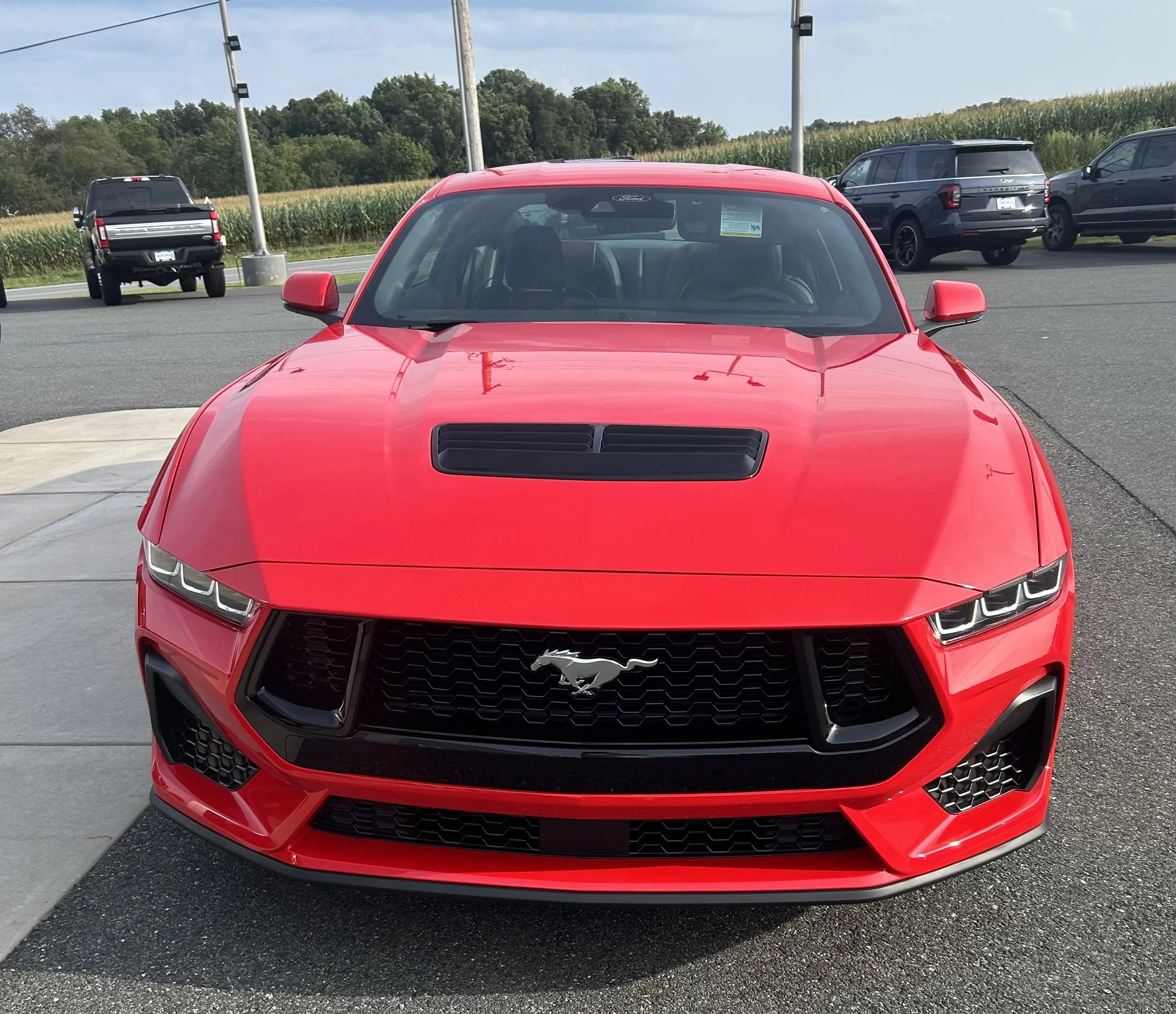 S650 Mustang Just arrived!! My 2024 Race Red GT Premium w Carmine Red interior & Active Exhaust IMG_2978