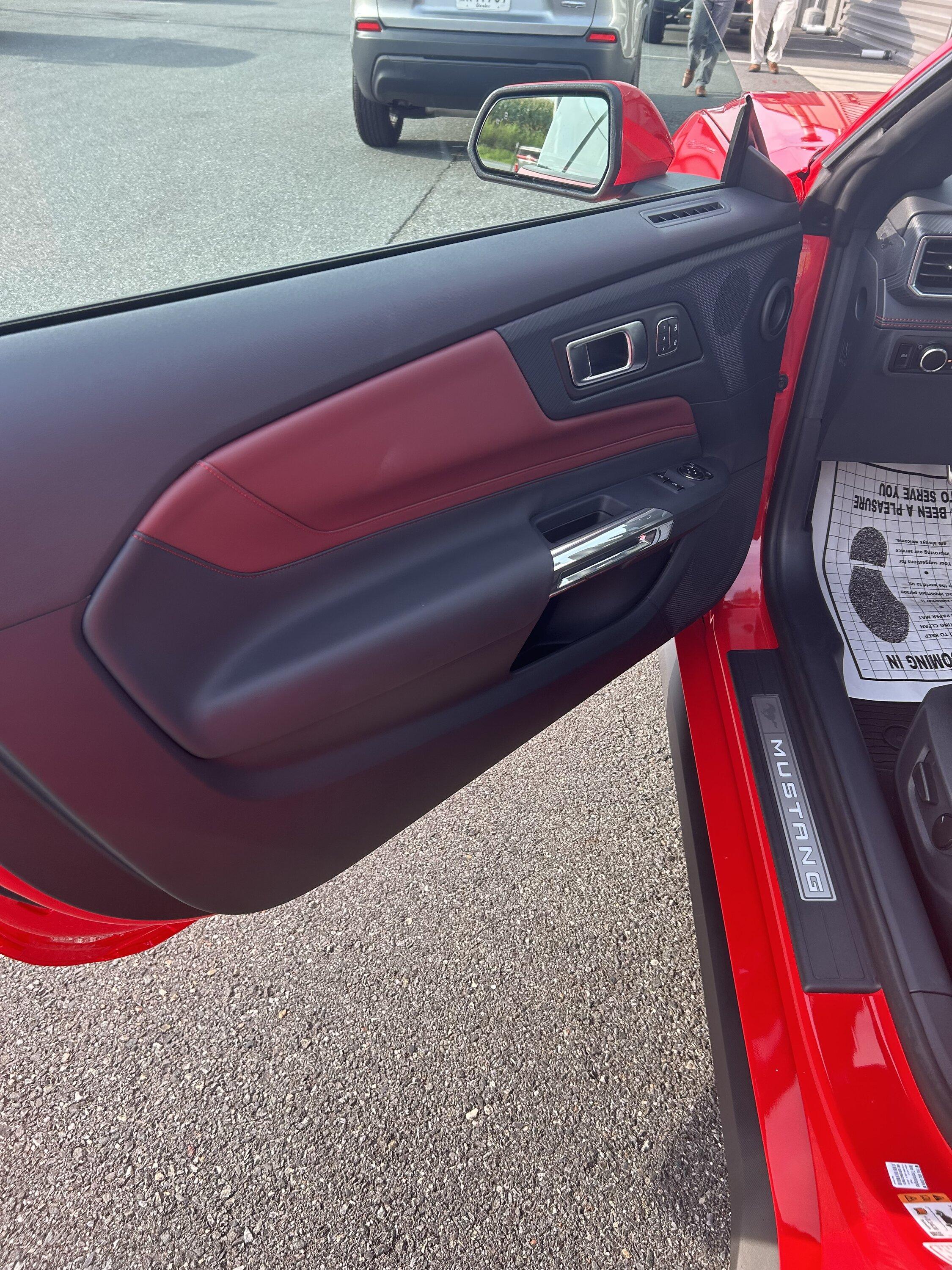 S650 Mustang Just arrived!! My 2024 Race Red GT Premium w Carmine Red interior & Active Exhaust IMG_2980