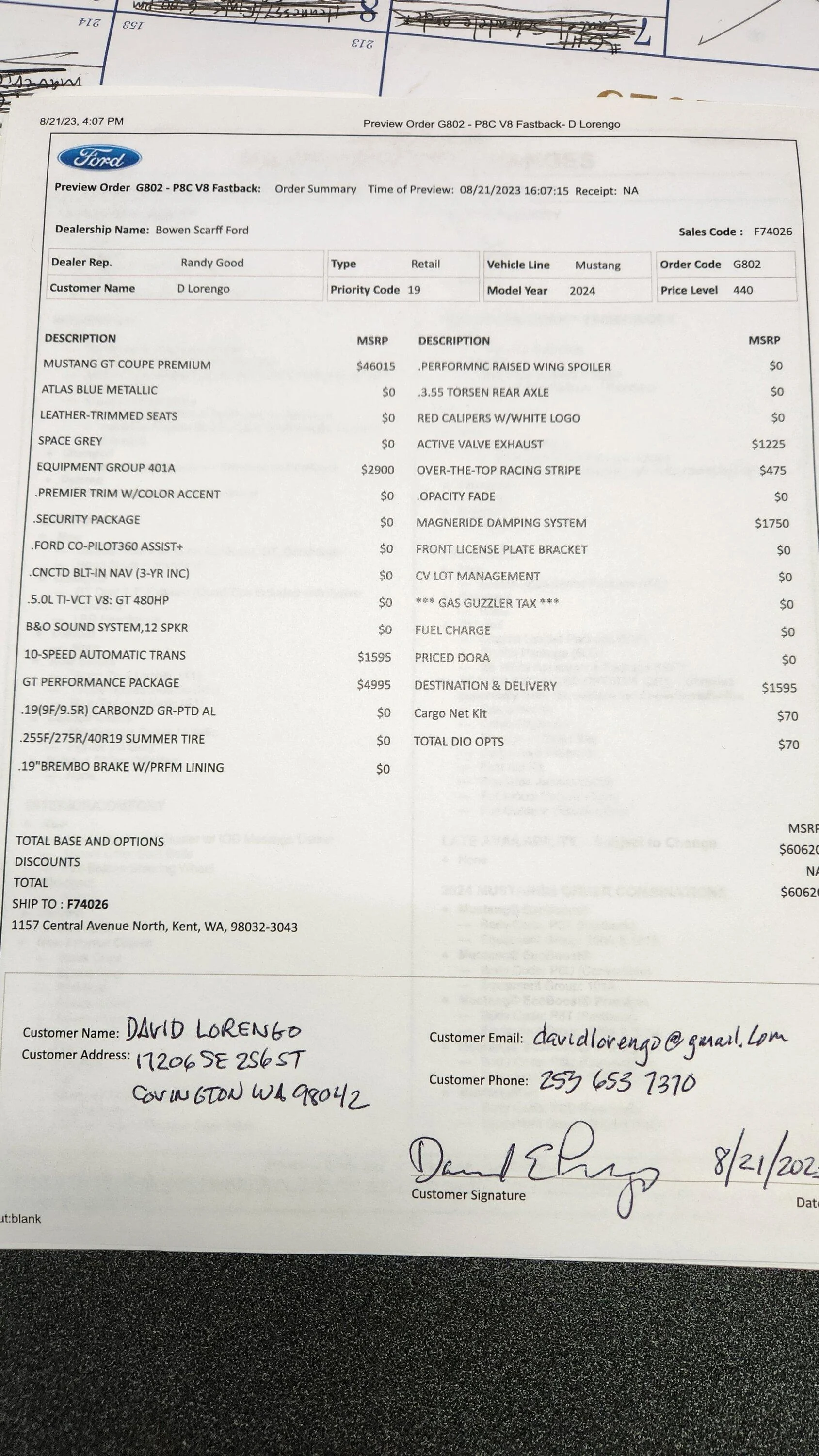S650 Mustang 2024+ Mustang S650 Orders Tracking List & Stats [Enter Yours!] 20230821_161738