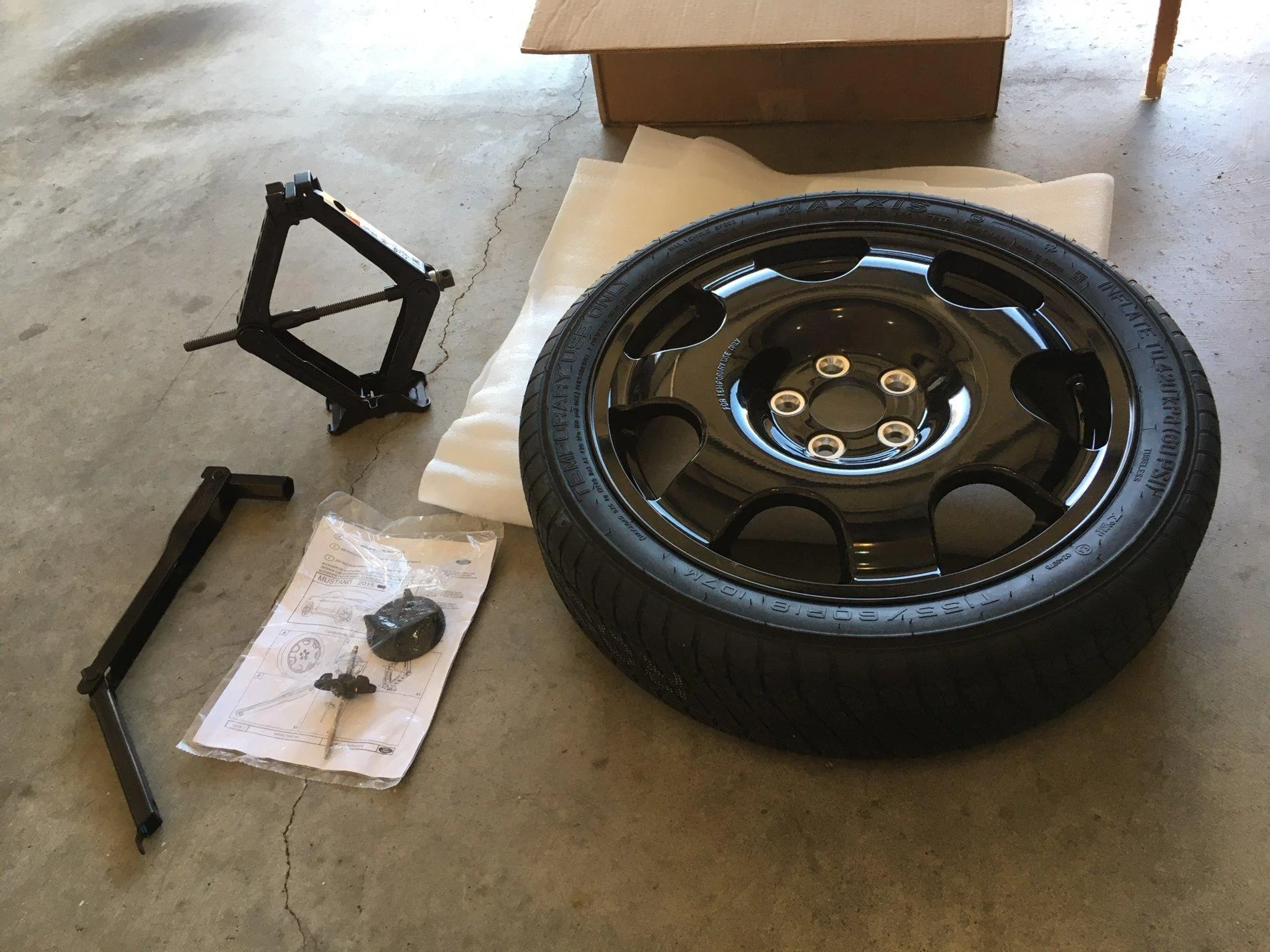 S650 Mustang Collapsible spare - We're waiting Ford 1693836757243