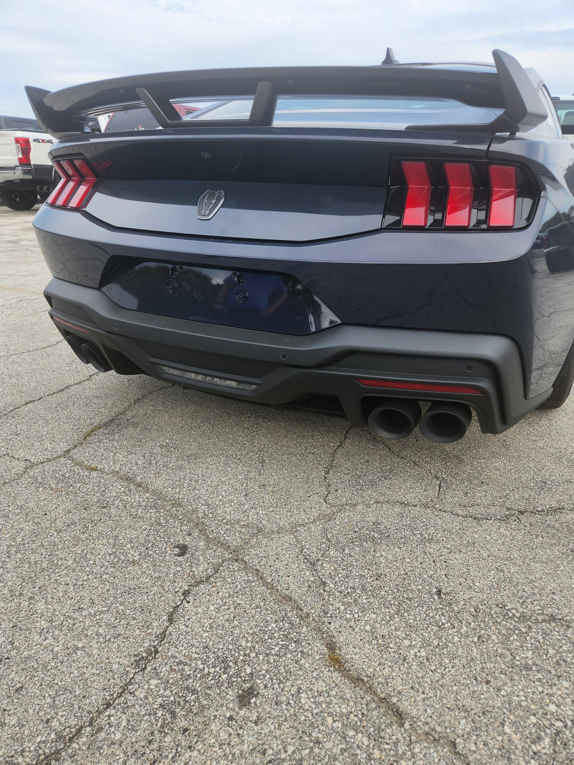 S650 Mustang Delivery Pics & Video: Pyroguy's Blue Ember Dark Horse, HP 20230905_165844
