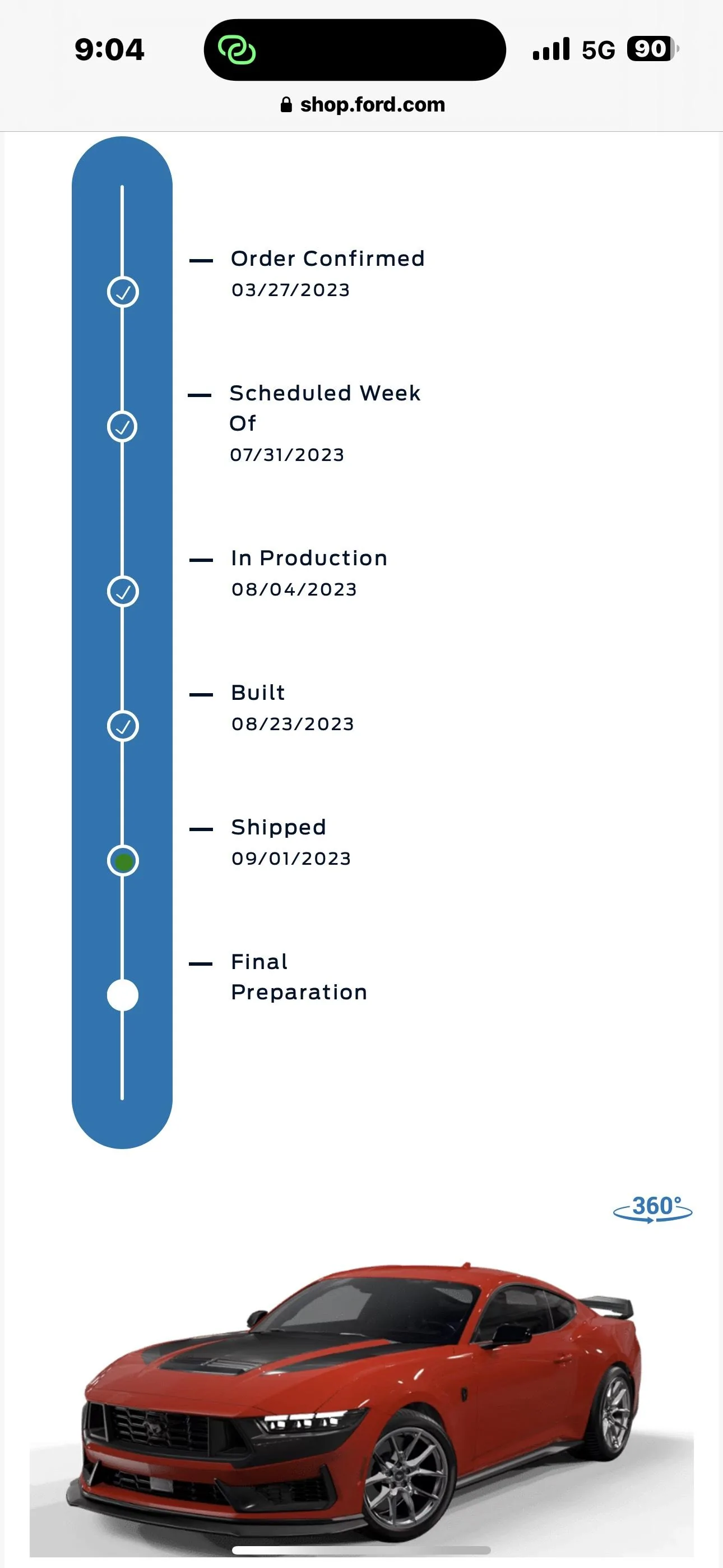 S650 Mustang BUILT & SHIPPED !! Tracker update 2023: What's your status? Mustang Status