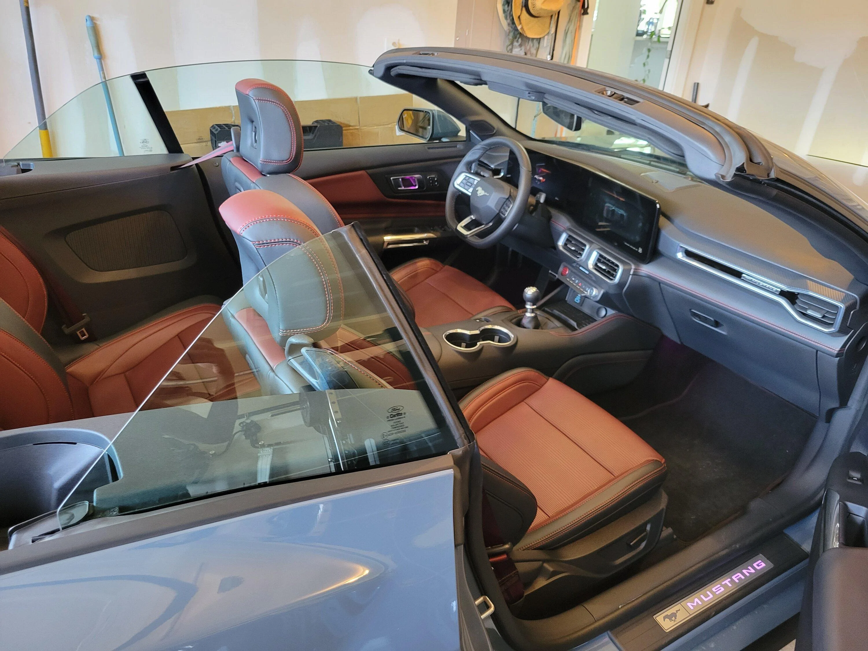 S650 Mustang ItsRoyo's vapor blue GT conv 20230906_111609
