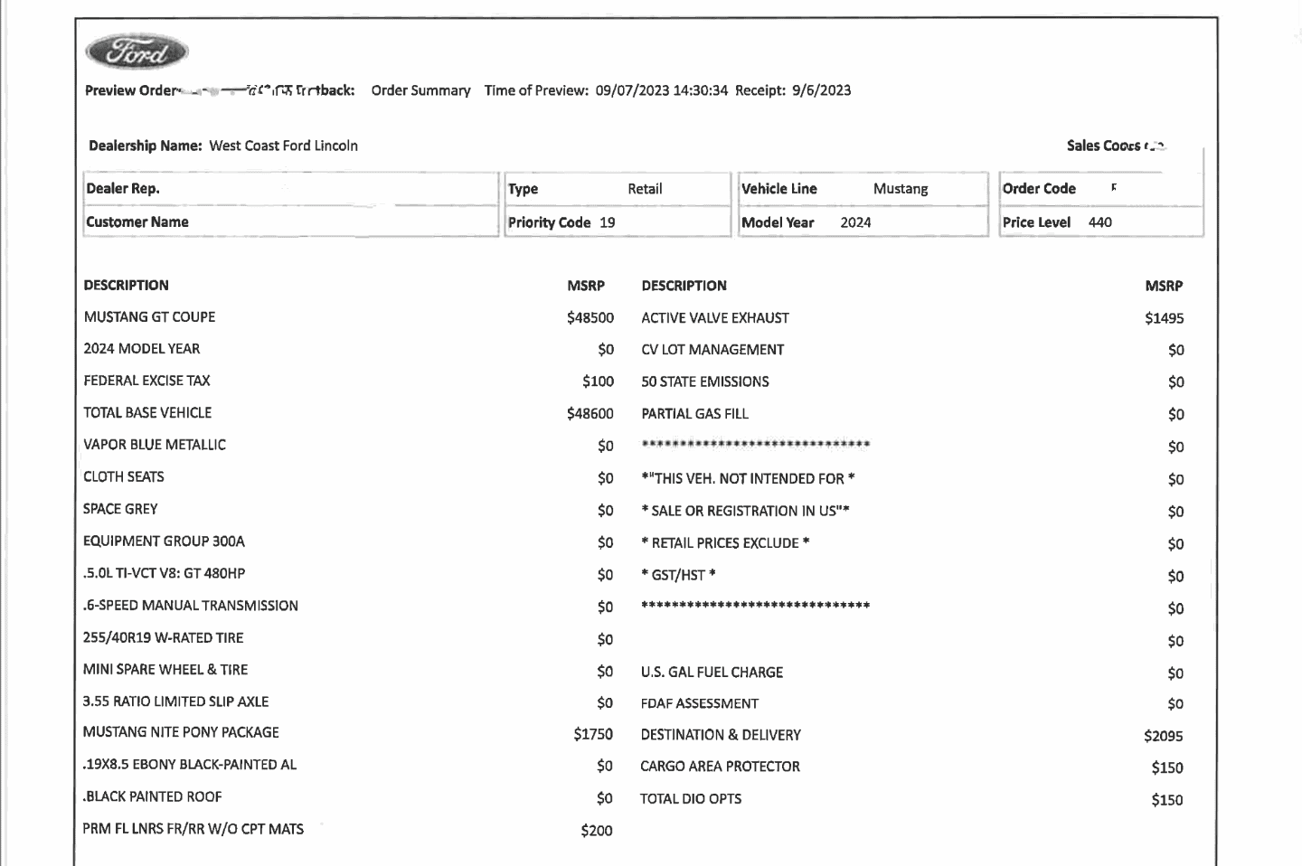 S650 Mustang 2024+ Mustang S650 Orders Tracking List & Stats [Enter Yours!] Screenshot_20230908-174721~4