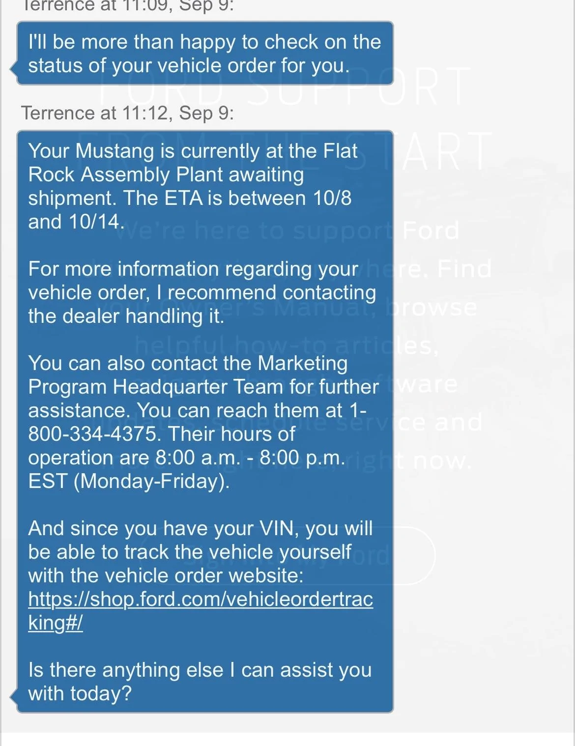 S650 Mustang 30+ more days !! Added to my ETA 5B41122D-6EEF-4516-8BF5-D95FC4E8D34D