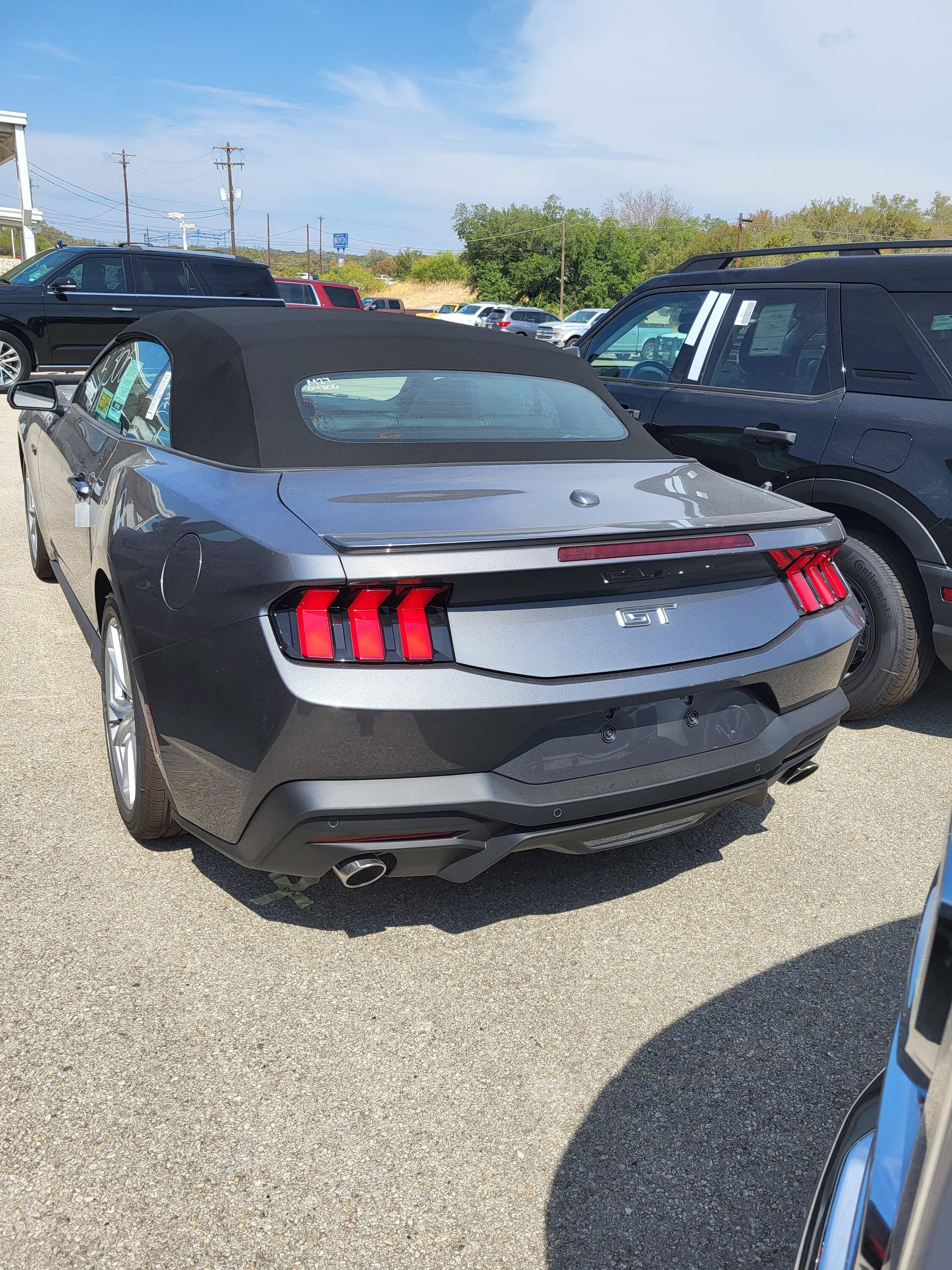 S650 Mustang GT Convertible Arrival - Marble Falls, TX 20230910_113512