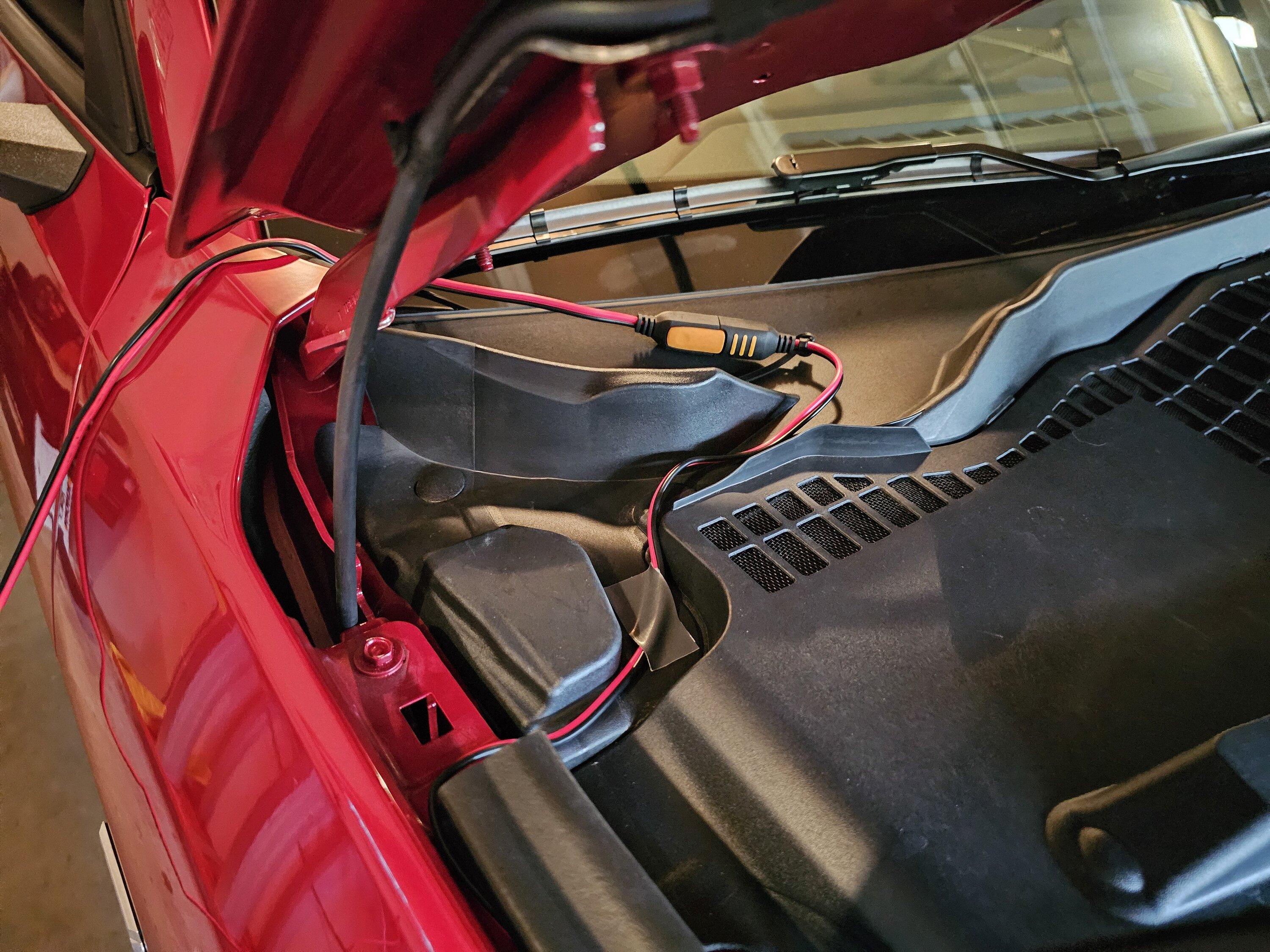 S650 Mustang Trickle charger recommendation for winter storage. 20230910_173332