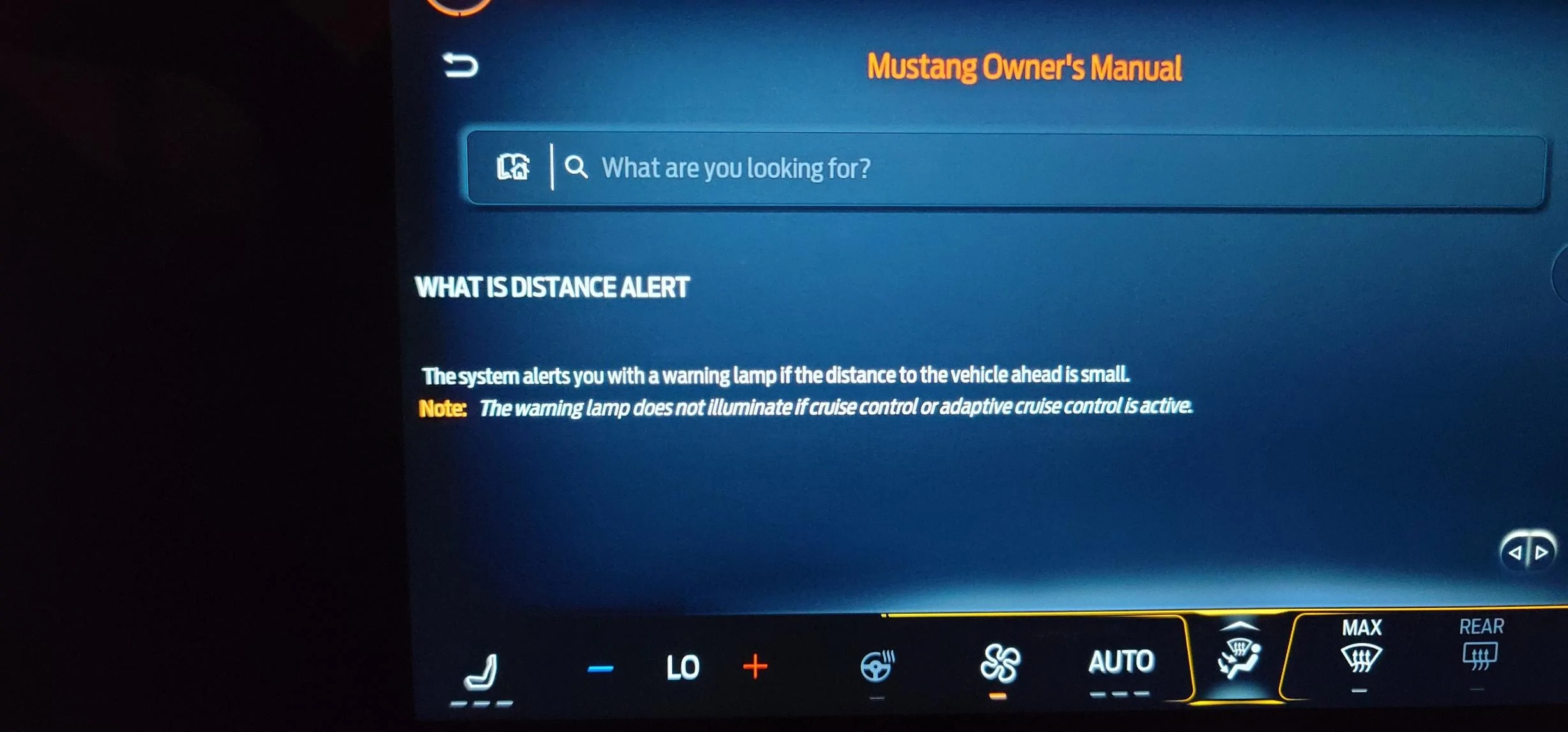 S650 Mustang Pre-Collision Assist Not Available Warning 1694577281297