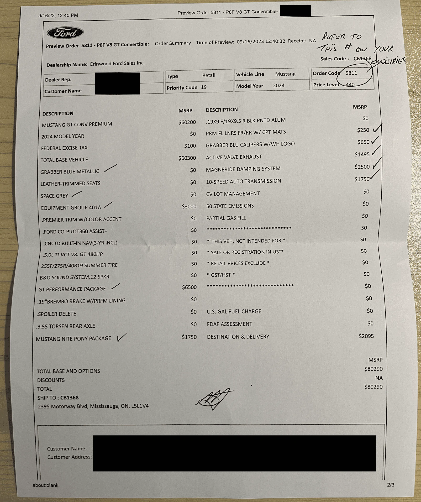 S650 Mustang 2024+ Mustang S650 Orders Tracking List & Stats [Enter Yours!] Screenshot 2023-09-18 at 2.46.59 PM