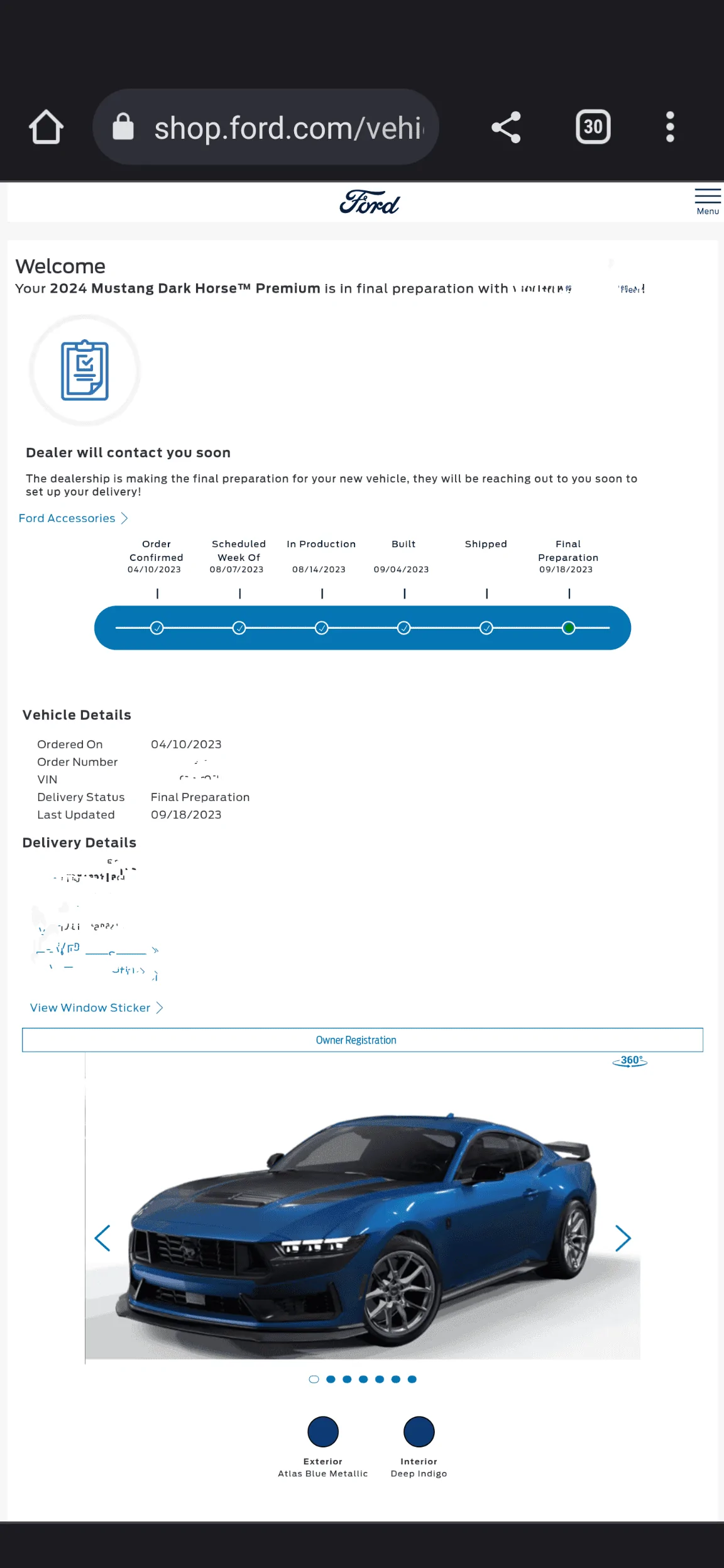 S650 Mustang Tracker went from Built to Confirmed? Screenshot_20230918-205213~3