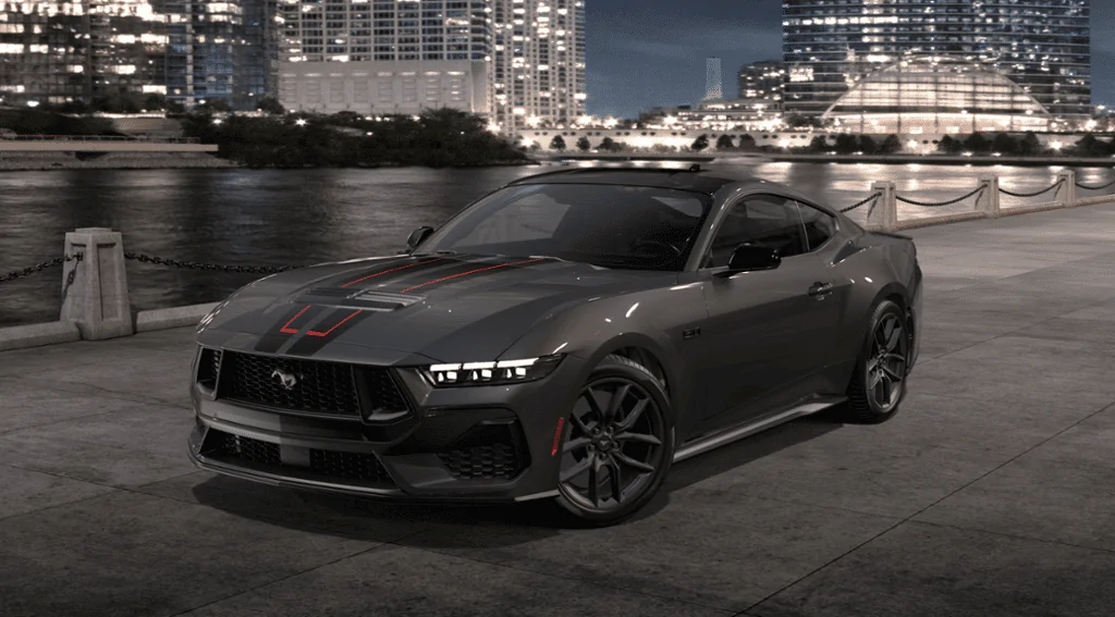 S650 Mustang Photo request: Dark Matter Gray with black stripes? vehicl