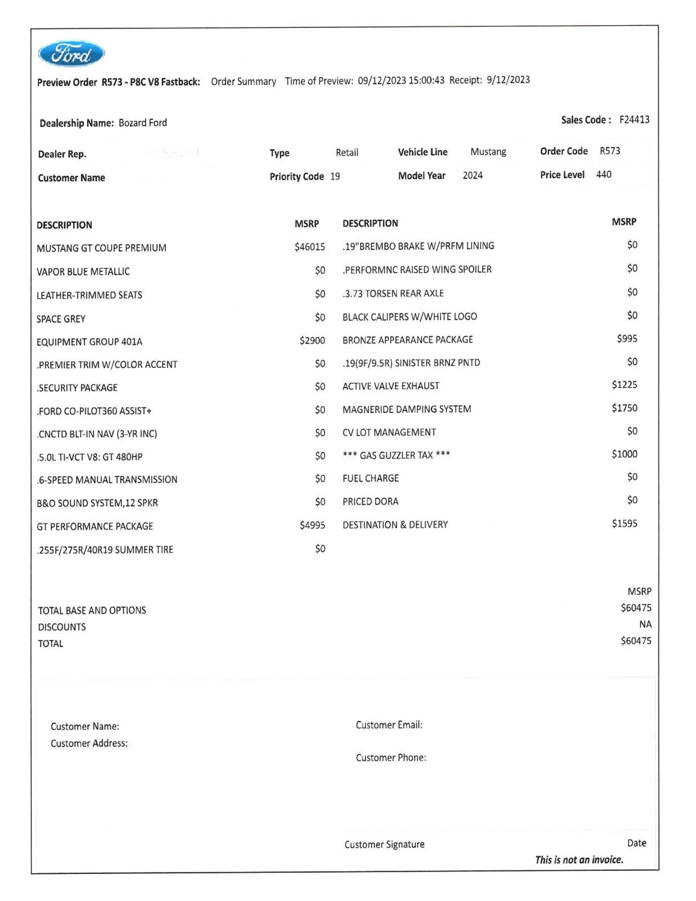 S650 Mustang 2024+ Mustang S650 Orders Tracking List & Stats [Enter Yours!] order1