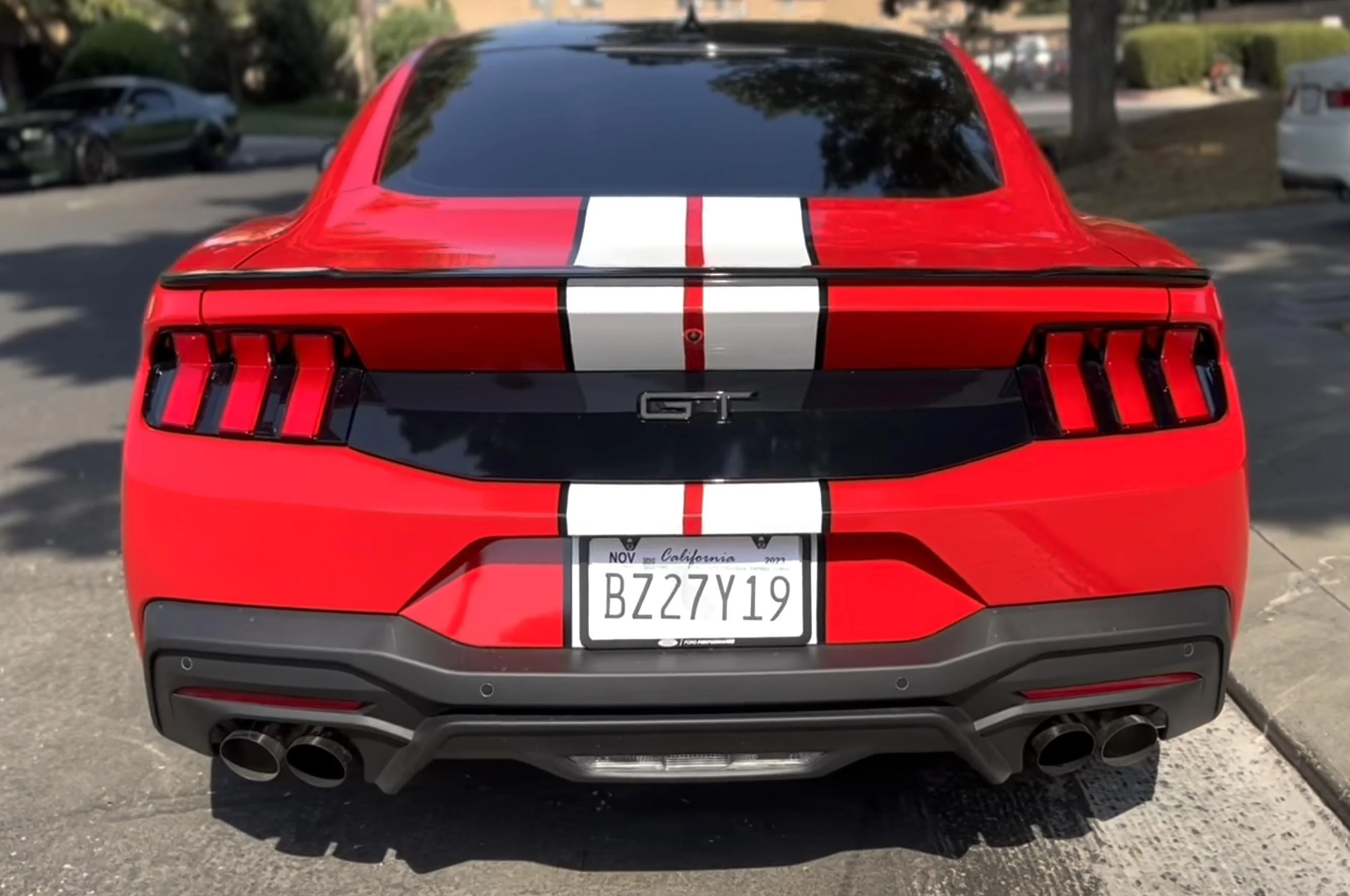 S650 Mustang Painted black -- area between taillights and under headlights on GT Screenshot 2023-09-26 at 6.19.27 AM
