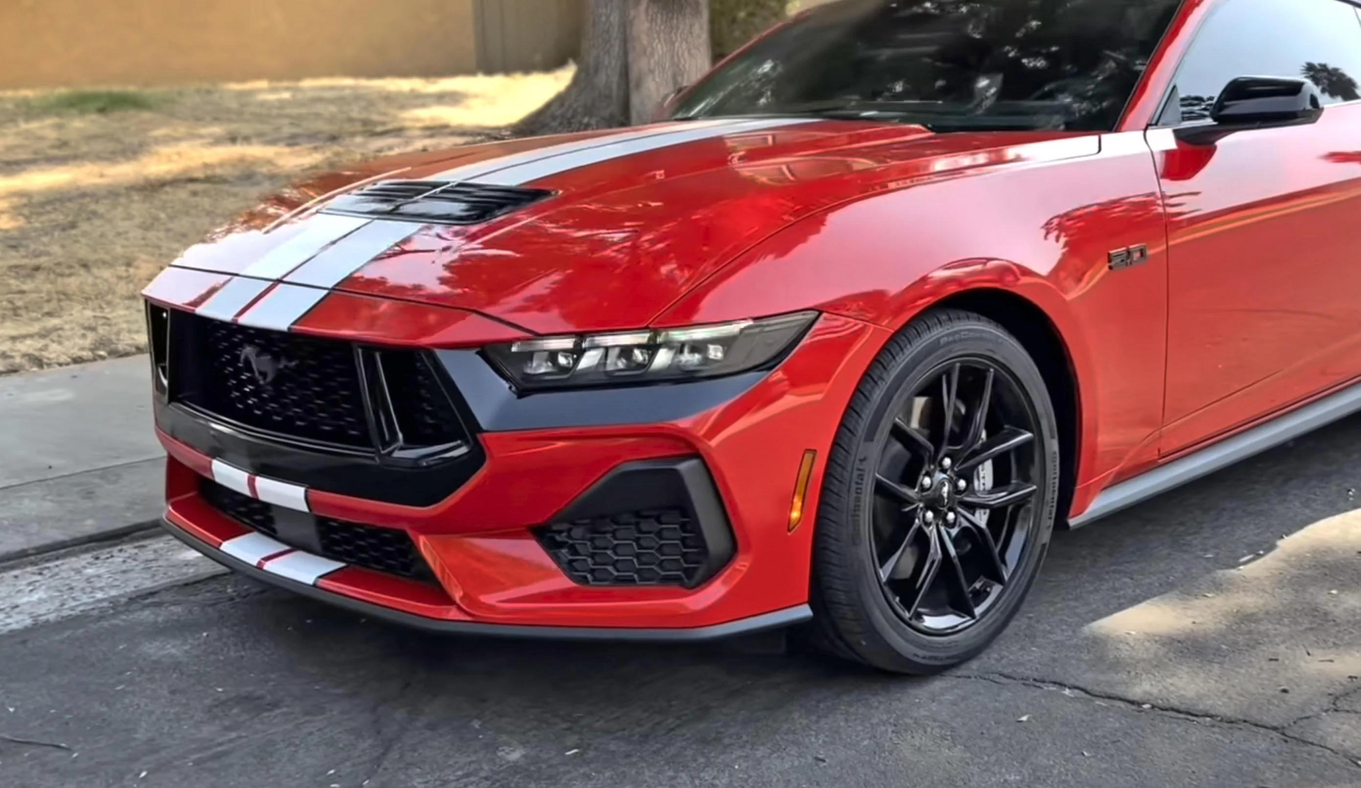 S650 Mustang Painted black -- area between taillights and under headlights on GT Screenshot 2023-09-26 at 6.18.16 AM