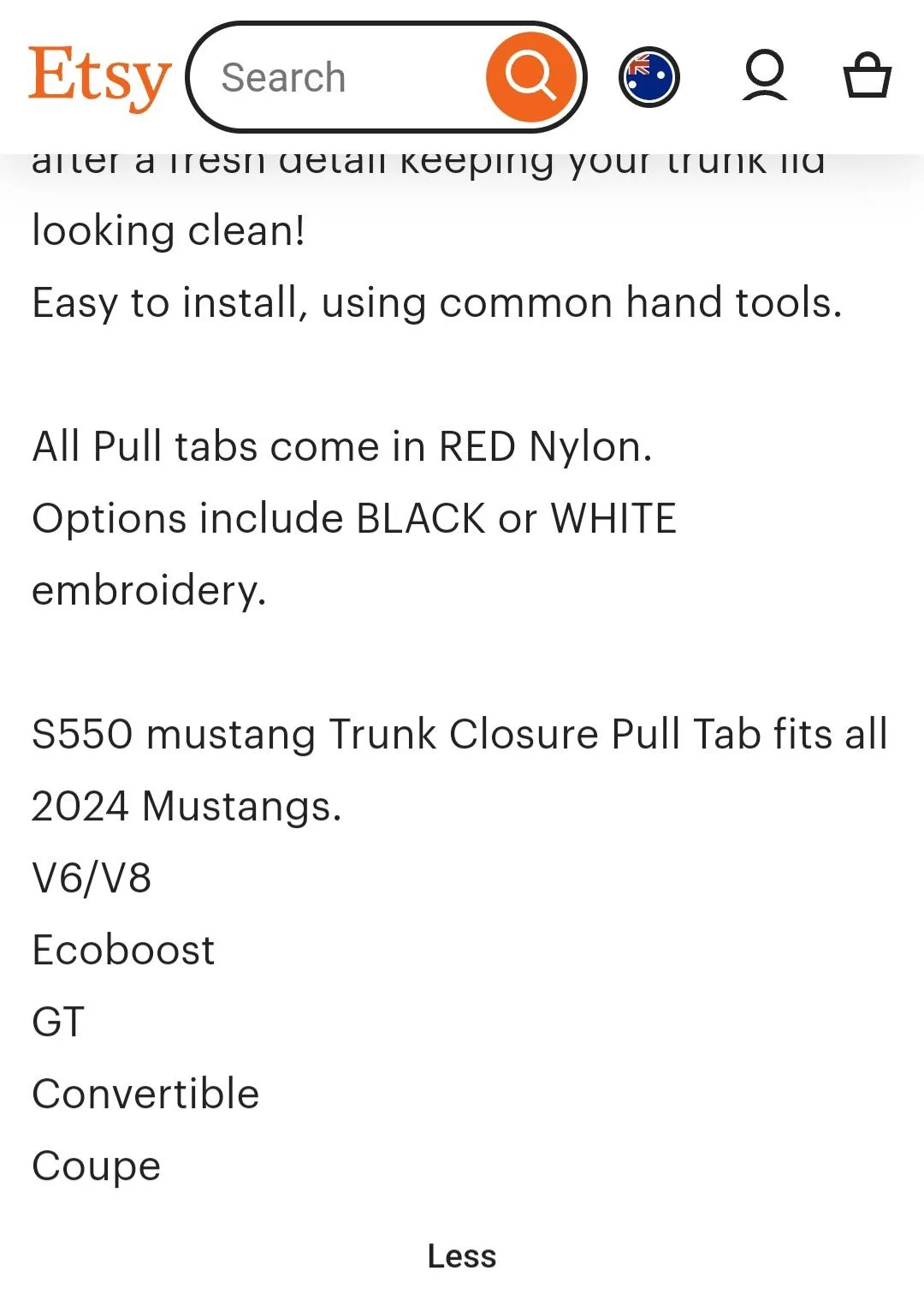 S650 Mustang Close trunk with pull strap Screenshot_20231006_130355_Samsung Internet