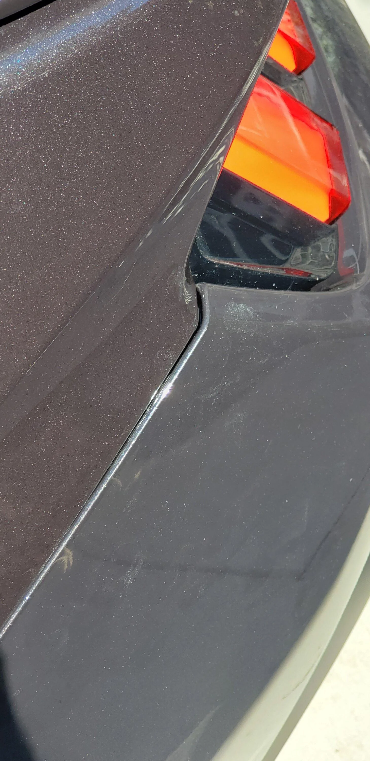S650 Mustang GT Rear Bumper Alignment (missing clips??) 20231006_135742