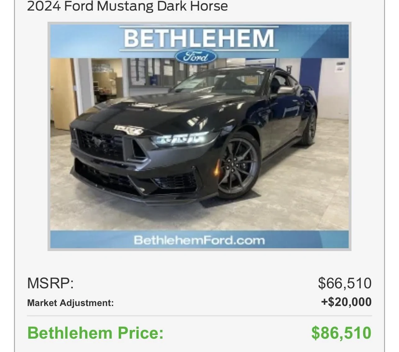 S650 Mustang Wow! $20K markup on DH IMG_3261