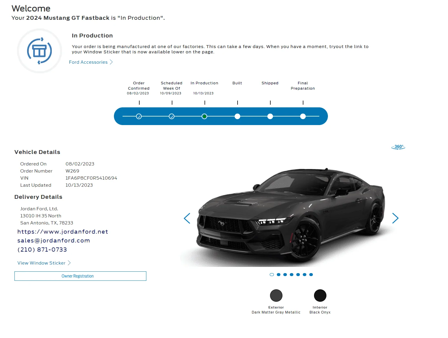 S650 Mustang 2024+ Mustang S650 Orders Tracking List & Stats [Enter Yours!] stang update october 13