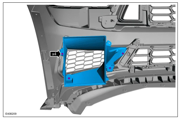 S650 Mustang Corner grille reinstall 1697360931759