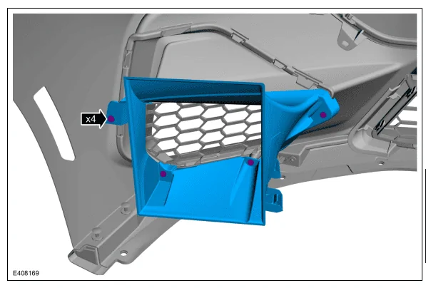 S650 Mustang Corner grille reinstall 1697360962183