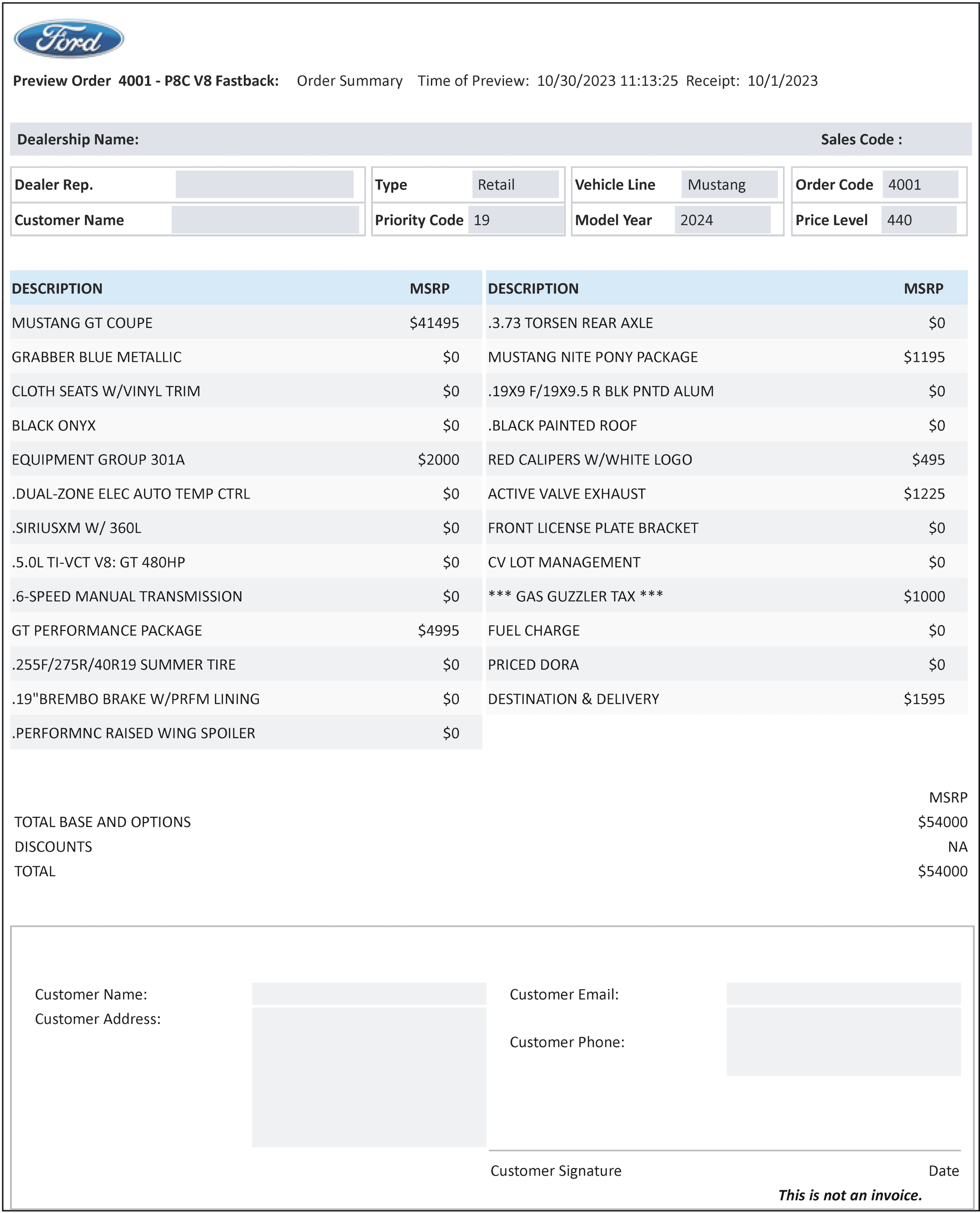 S650 Mustang 2024+ Mustang S650 Orders Tracking List & Stats [Enter Yours!] Mustang Order Summary